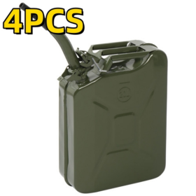 4 PCS 20L Portable American Fuel Oil Petrol Storage Can Army Green