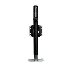 Powerwinch Select Series Jack - 2500lb, Weld-On, Flat Plate, Carbon Black