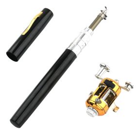 METABEST Premium Aluminum Alloy Pocket-Sized Pen Style Fishing Rod - Compact, Portable, And Ultra-Lightweight For Ice Raft, Bridge, And Travel Fishing