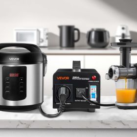 Voltage Converter Transformer 500VA Step Up/Down 110V To 220V/220V To 110V (Color: Black)